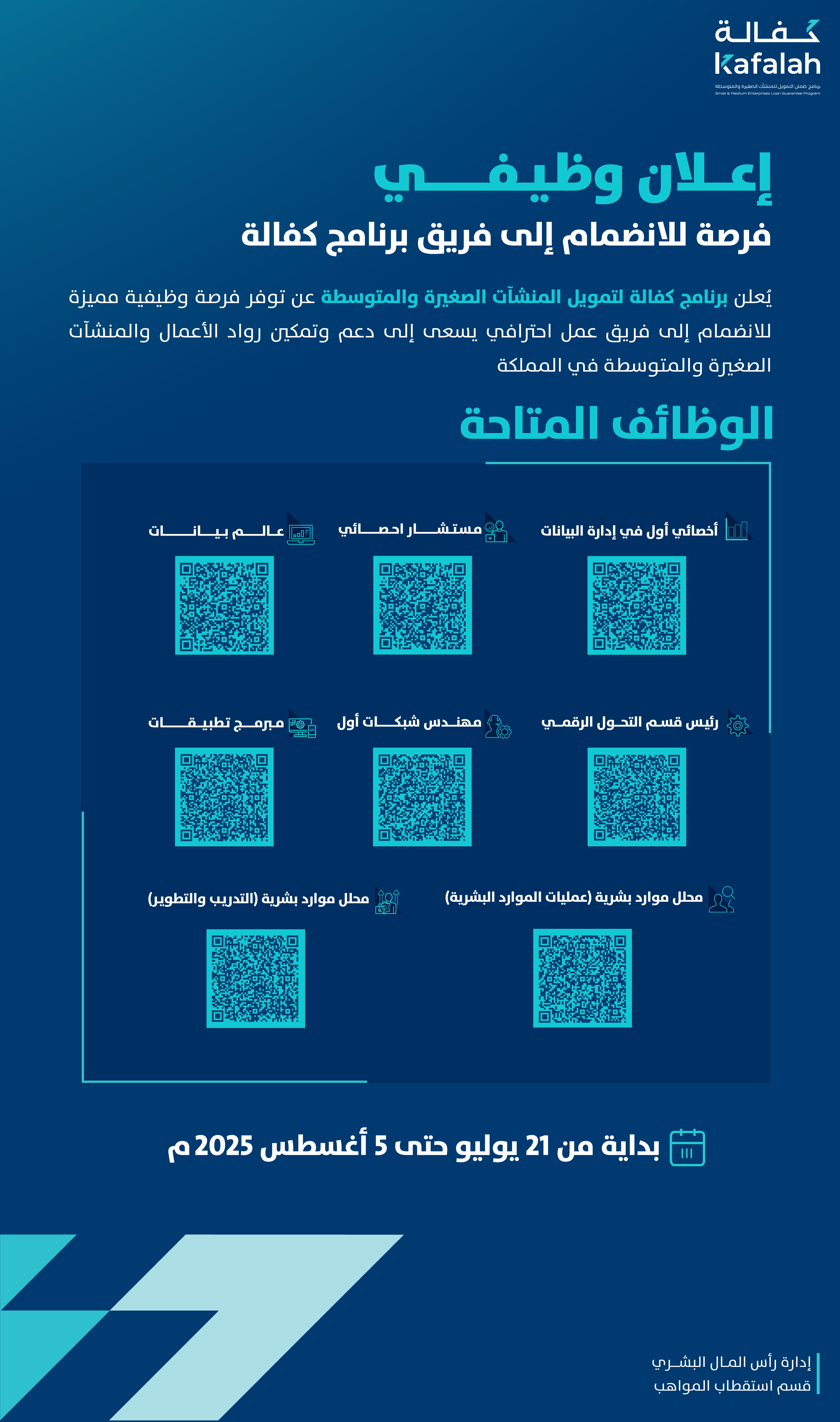 Kafalah Job Announcement